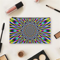 Psychedelic Wormhole Cosmetic Bag (medium) by Filthyphil