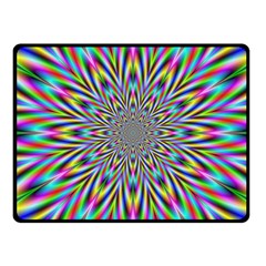 Psychedelic Wormhole Fleece Blanket (small) by Filthyphil