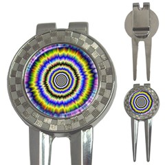 Psychedelic Blackhole 3-in-1 Golf Divots by Filthyphil