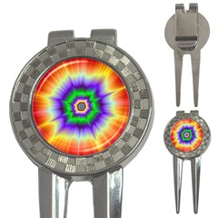 Psychedelic Trance 3-in-1 Golf Divots by Filthyphil