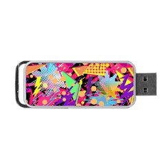 Psychedelic Geometry Portable Usb Flash (one Side) by Filthyphil
