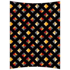 Geometric Diamond Tile Back Support Cushion by tmsartbazaar