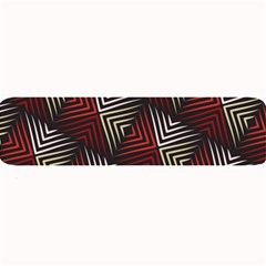 Abstract Zigzag Motif Large Bar Mats by tmsartbazaar