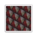 Abstract Zigzag Motif Memory Card Reader (Square) Front
