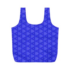 Blue-monday Full Print Recycle Bag (m) by roseblue