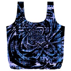 Fractal Madness Full Print Recycle Bag (xxl) by MRNStudios