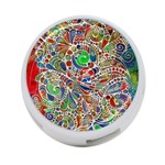 Pop Art - Spirals World 1 4-Port USB Hub (One Side) Front
