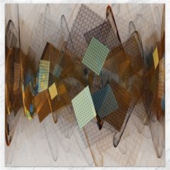 Digital Geometry Canvas 12  X 12  by Sparkle
