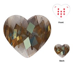 Digital Geometry Playing Cards Single Design (heart) by Sparkle