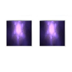 Violet Spark Cufflinks (square) by Sparkle