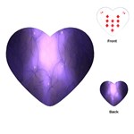 Violet Spark Playing Cards Single Design (Heart) Front