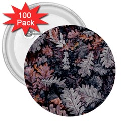 Autumn Leafs 3  Buttons (100 Pack)  by Sparkle