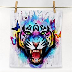 Butterflytiger Face Towel by Sparkle