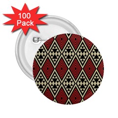 Motif Boho Style Geometric 2 25  Buttons (100 Pack)  by tmsartbazaar