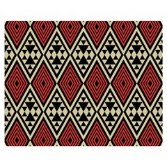 Motif Boho Style Geometric Double Sided Flano Blanket (medium)  by tmsartbazaar