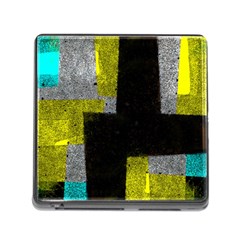 Abstract Tiles Memory Card Reader (square 5 Slot) by essentialimage