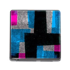 Abstract Tiles Memory Card Reader (square 5 Slot) by essentialimage
