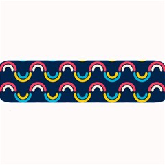 Geo Rainbow Stroke Large Bar Mats by tmsartbazaar
