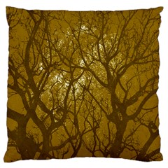 Forest Landscape Illustration 2 Large Flano Cushion Case (one Side) by dflcprintsclothing