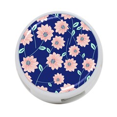 Floral 4-port Usb Hub (two Sides) by Sobalvarro