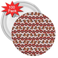 Halloween 3  Buttons (100 Pack)  by Sparkle