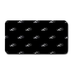 Formula One Black And White Graphic Pattern Medium Bar Mats by dflcprintsclothing
