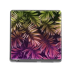 Purple Leaves Memory Card Reader (square 5 Slot) by goljakoff