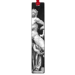Laocoon Sculpture Over Black Large Book Marks by dflcprintsclothing