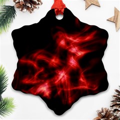 Taffy Snowflake Ornament (two Sides) by MRNStudios