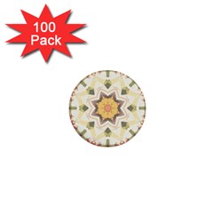 Cute Kaleidoscope 1  Mini Buttons (100 Pack)  by Dazzleway