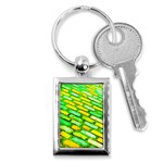 Diagonal street cobbles Key Chain (Rectangle) Front