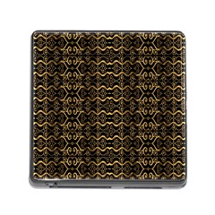 Luxury Golden Oriental Ornate Pattern Memory Card Reader (square 5 Slot) by dflcprintsclothing