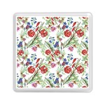 Flowers pattern Memory Card Reader (Square) Front