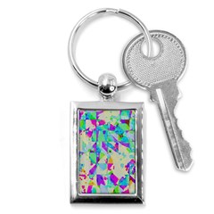 Watercolors Spots                                                          Key Chain (rectangle) by LalyLauraFLM