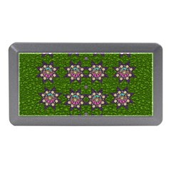 Star Over The Healthy Sacred Nature Ornate And Green Memory Card Reader (mini) by pepitasart
