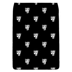 Man Head Caricature Drawing Pattern Removable Flap Cover (l) by dflcprintsclothing