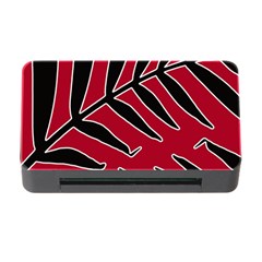 Leaves Silhouette Tropical Style Print Memory Card Reader With Cf by dflcprintsclothing