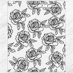 Line Art Black And White Rose Canvas 16  x 20  15.75 x19.29  Canvas - 1