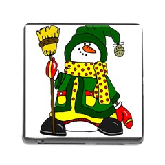Christmas Snowman  Memory Card Reader (square 5 Slot) by IIPhotographyAndDesigns