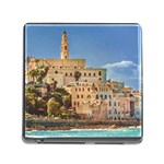 Old Jaffa Cityscape, Israel Memory Card Reader (Square 5 Slot) Front