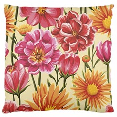 Retro Flowers Standard Flano Cushion Case (one Side) by goljakoff