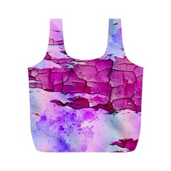 Background Crack Art Abstract Full Print Recycle Bag (m) by Mariart