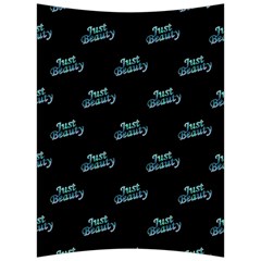 Just Beauty Words Motif Print Pattern Back Support Cushion by dflcprintsclothing