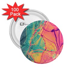 Alcohol Ink 2 25  Buttons (100 Pack)  by Dazzleway