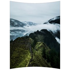 Mountain Landscape Back Support Cushion by goljakoff
