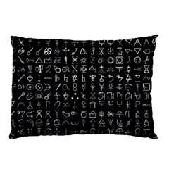 Alchemical Symbols - Collected Inverted Pillow Case (two Sides) by WetdryvacsLair