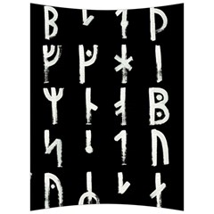 Medieval Runes Collected Inverted Complete Back Support Cushion by WetdryvacsLair