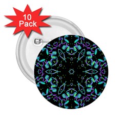 Kolodo Blue Cheer 2 25  Buttons (10 Pack)  by Sparkle