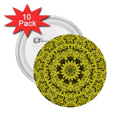 Yellow Kolodo 2 25  Buttons (10 Pack)  by Sparkle