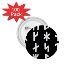 Younger Futhark Rune Set Collected Inverted 1 75  Buttons (100 Pack)  by WetdryvacsLair